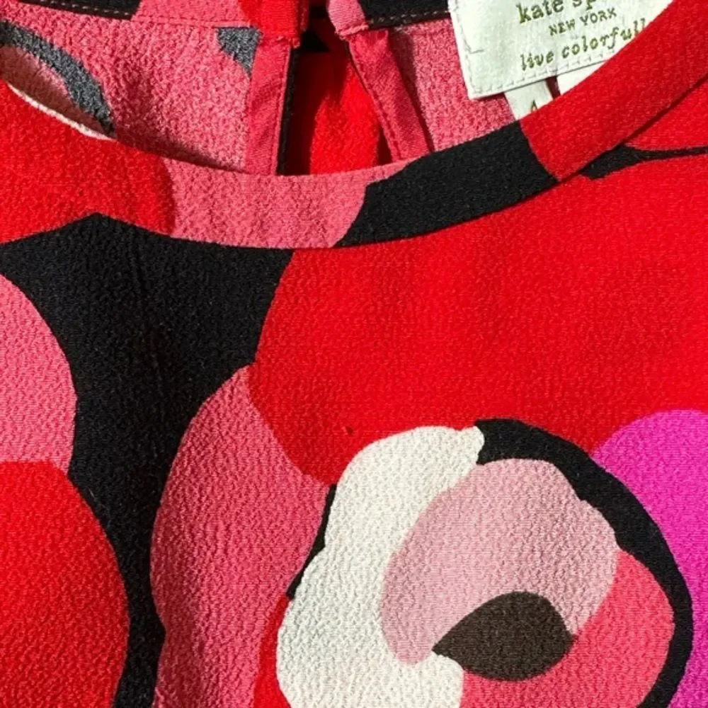 🌟 Kate Spade Deco Rose Peplum Sz S - Picture 8 of 8